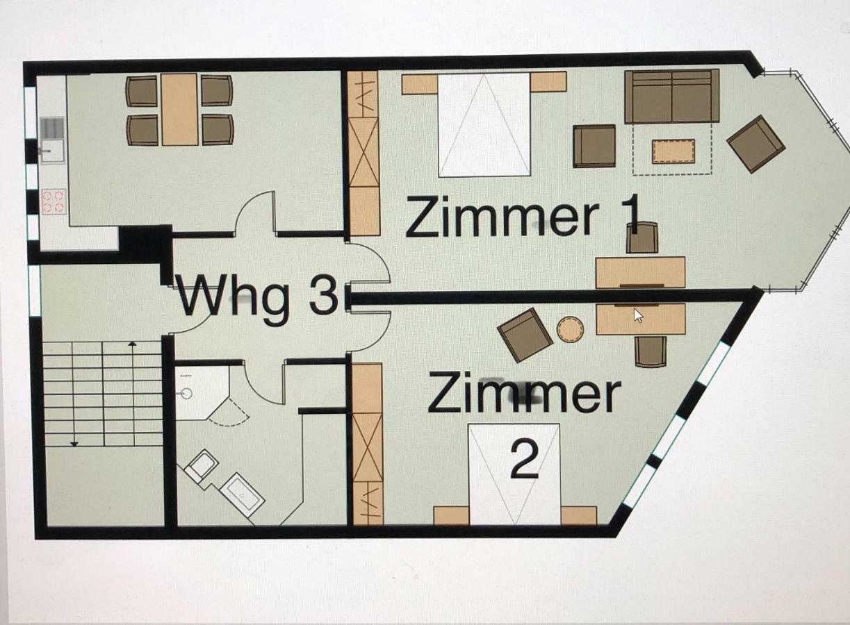בנסהיים 3 Apartments Am Wambolter Hof 3 מראה חיצוני תמונה