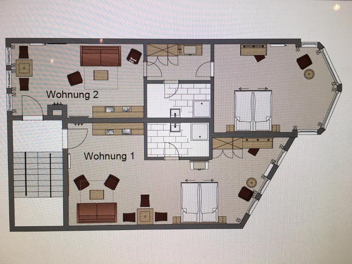 בנסהיים 3 Apartments Am Wambolter Hof 3 מראה חיצוני תמונה